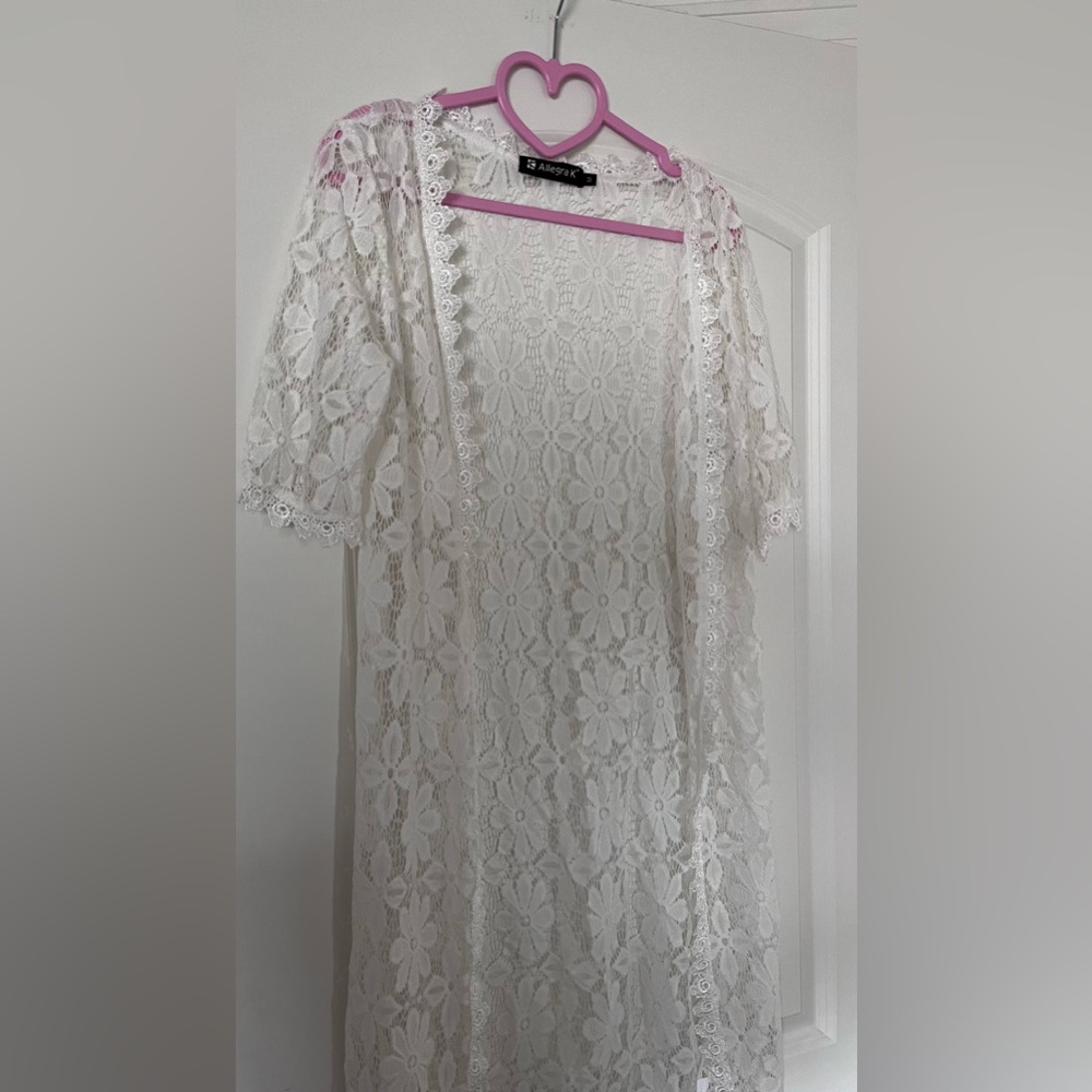 Allegra K lace cover up